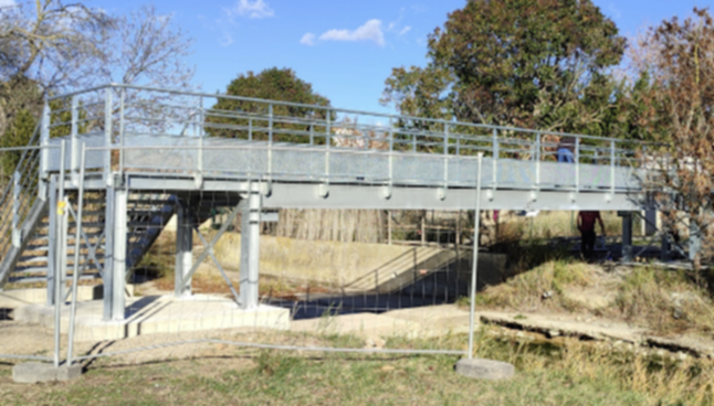 Passerelle piétonne 16m - 12 tonnes