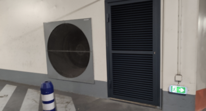Portes de ventilation parking souterrain